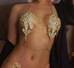 Charger l&#39;image dans la galerie, Geometric diamond studded Bikini Body chain
